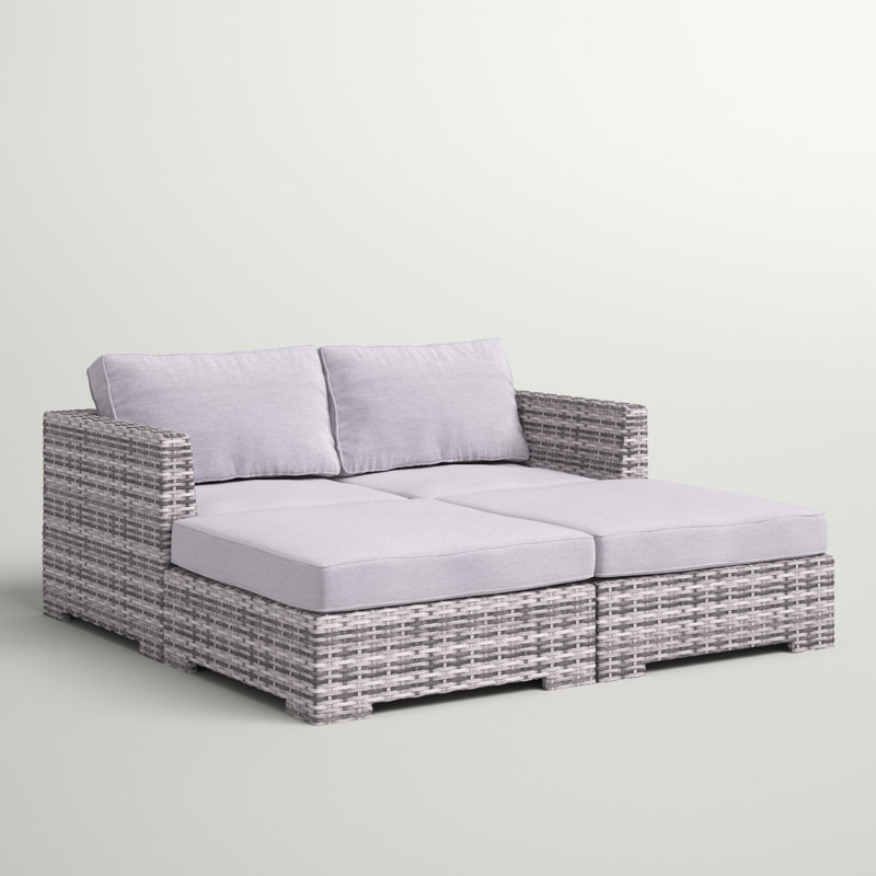 Bay Isle Home Tawanda 51.2'' Wide Outdoor Patio Daybed BestFurnitureSet